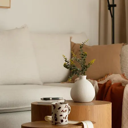 Cozy In Japandi Style With Parking Modlinska Zeran, Apartman