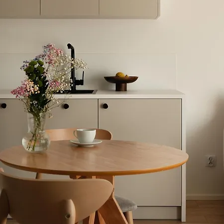 Cozy In Japandi Style With Parking Modlinska Zeran, Appartement